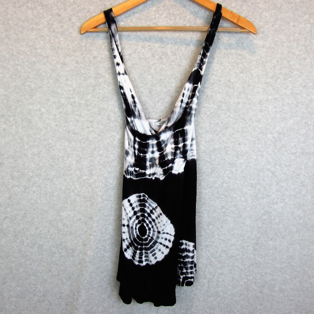 Womens Tie Dyed Sleeveless Shirt Tank Top
